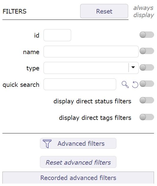 Filters