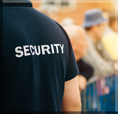 Security guards can maintain order